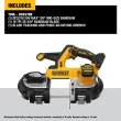 DEWALT 20 Volts 3.375-in Portable Band Saw (Battery and Charger Not Included)