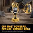 DEWALT XR 1/2-in 20-volt Max Variable Brushless Cordless Hammer Drill (1-Battery and Charger Included)