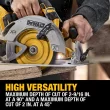 DEWALT XR 20-volt Max 7-1/4-in Brushless Cordless Circular Saw (Battery and Charger Not Included)