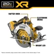DEWALT XR 20-volt Max 7-1/4-in Brushless Cordless Circular Saw Kit (Battery & Charger Included) DEWALT XR 20-volt Max 7-1/4-in Brushless Cordless Circular Saw Kit (Battery & Charger Included)