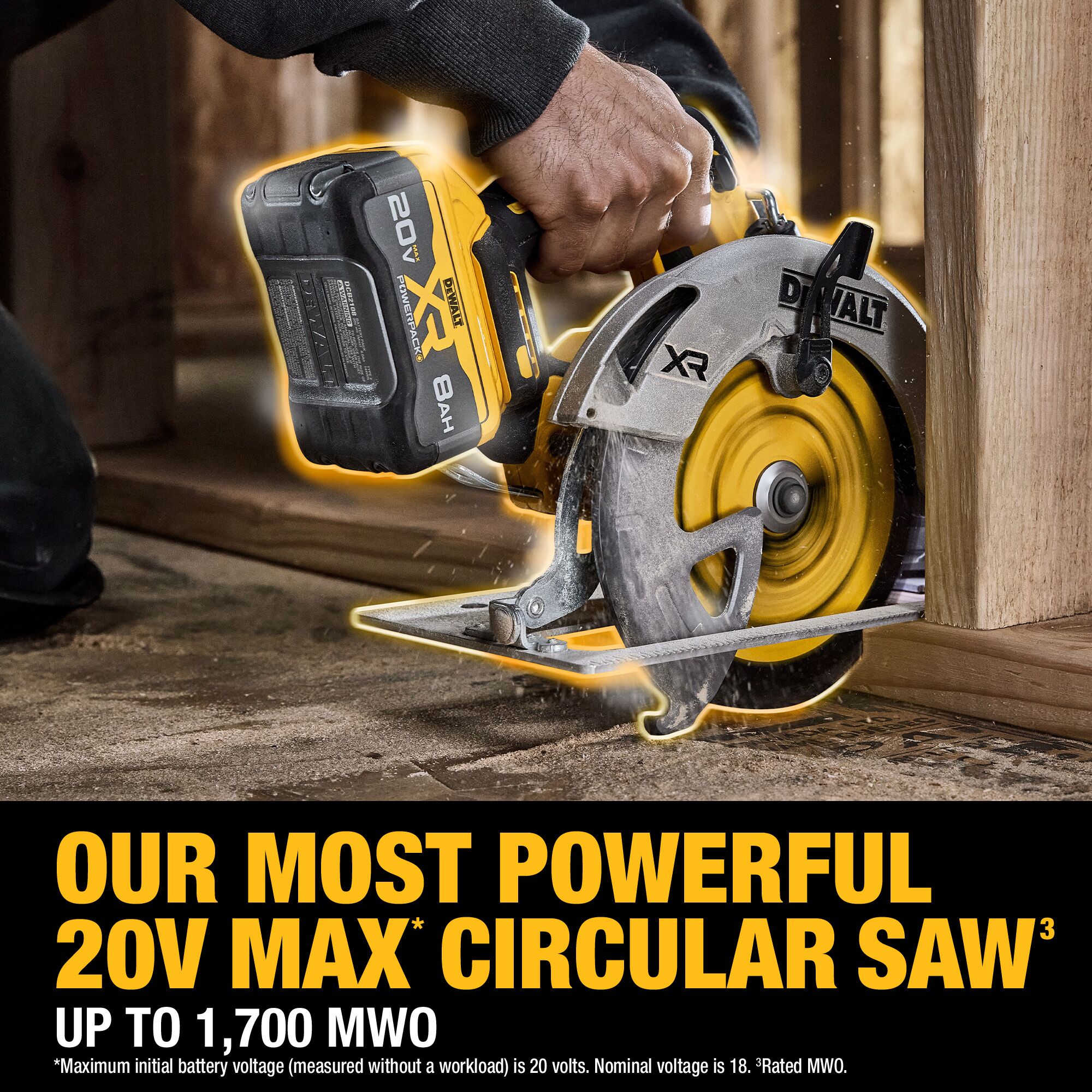 DEWALT XR 20-volt Max 7-1/4-in Brushless Cordless Circular Saw Kit (Battery & Charger Included) DEWALT XR 20-volt Max 7-1/4-in Brushless Cordless Circular Saw Kit (Battery & Charger Included) - Image 13
