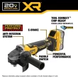 DEWALT XR 4.5-in 20-volt Max Paddle Switch Brushless Cordless Angle Grinder (1-Battery and Charger Included)