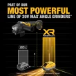 DEWALT XR 4.5-in 20-volt Max Paddle Switch Brushless Cordless Angle Grinder (1-Battery and Charger Included)