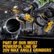 DEWALT XR 4.5-in 20-volt Max Paddle Switch Brushless Cordless Angle Grinder (1-Battery and Charger Included)