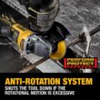 DEWALT XR 4.5-in 20-volt Max Paddle Switch Brushless Cordless Angle Grinder (1-Battery and Charger Included)