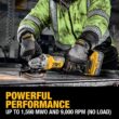 DEWALT XR 4.5-in 20-volt Max Paddle Switch Brushless Cordless Angle Grinder (1-Battery and Charger Included)