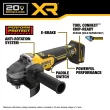DEWALT XR 4.5-in 20-volt Max Paddle Switch Brushless Cordless Angle Grinder (Battery and Charger Not Included)