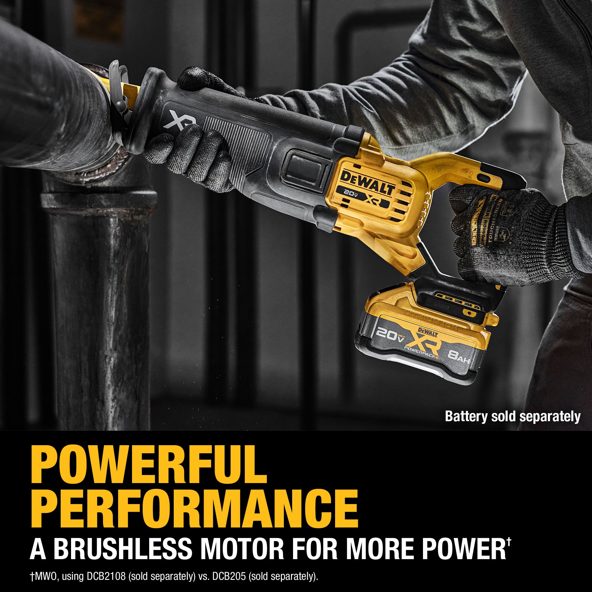 DEWALT XR 20-volt Max Variable Brushless Cordless Reciprocating Saw (Battery and Charger Not Included) DEWALT XR 20-volt Max Variable Brushless Cordless Reciprocating Saw (Battery and Charger Not Included) - Image 13