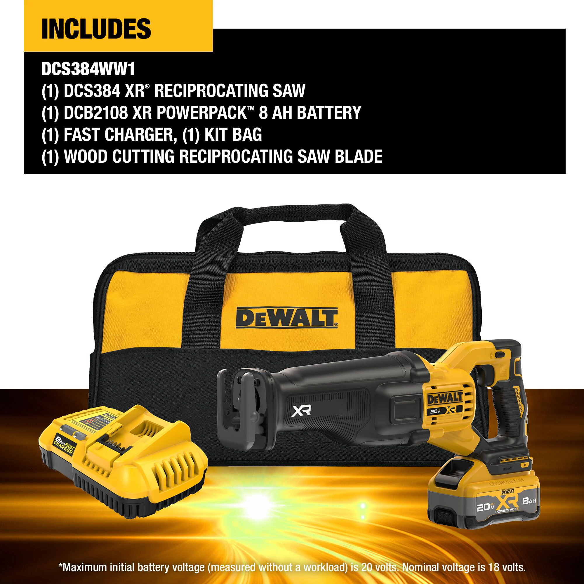 DEWALT XR 20-volt Max Variable Brushless Cordless Reciprocating Saw (Battery & Charger Included) DEWALT XR 20-volt Max Variable Brushless Cordless Reciprocating Saw (Battery & Charger Included) - Image 16