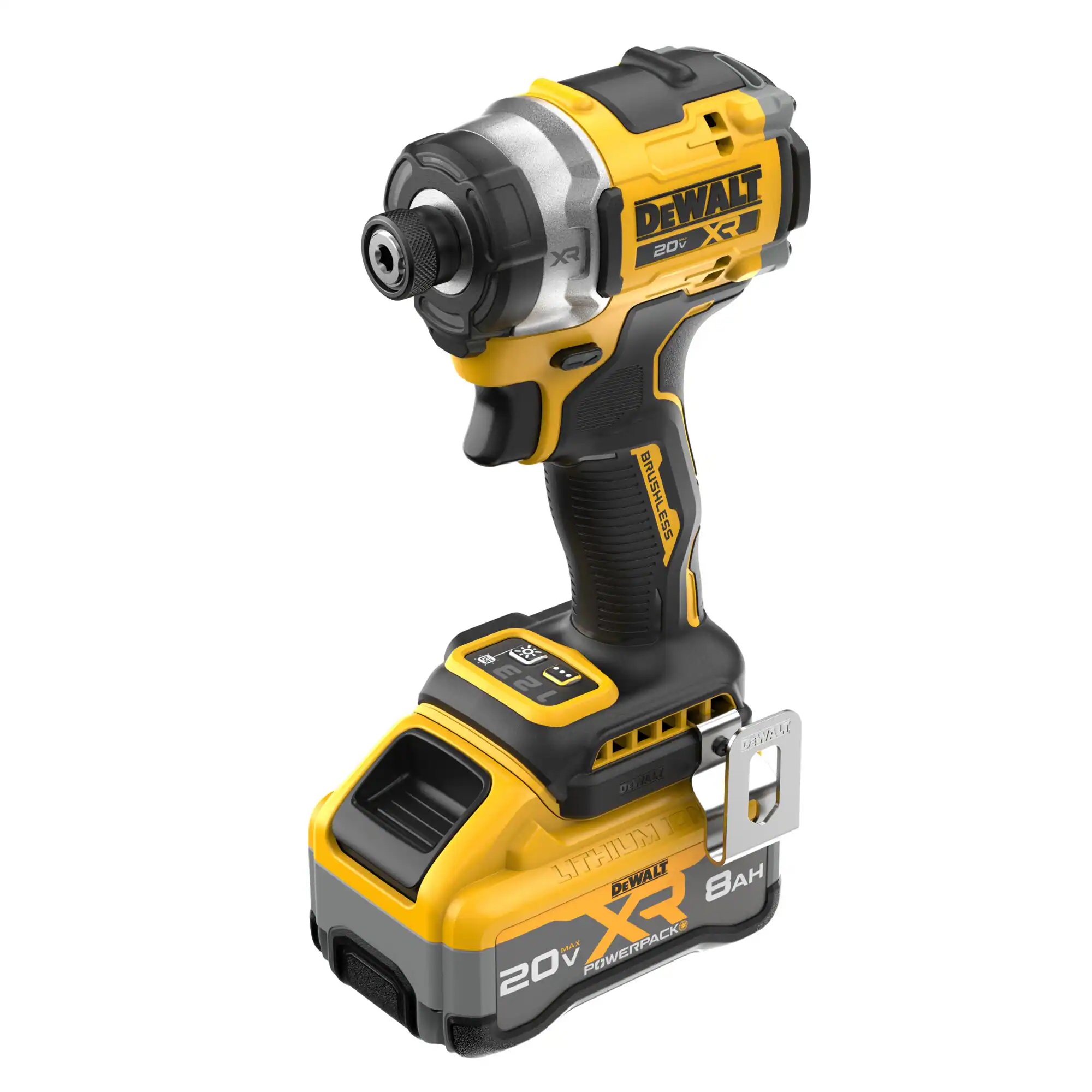 DEWALT XR 20-volt Max 1/4-in Brushless Cordless Impact Driver (Battery and Charger Included with Soft Bag) DEWALT XR 20-volt Max 1/4-in Brushless Cordless Impact Driver (Battery and Charger Included with Soft Bag) - Image 5
