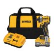DEWALT XR 20-volt Max 1/4-in Brushless Cordless Impact Driver (Battery and Charger Included with Soft Bag)