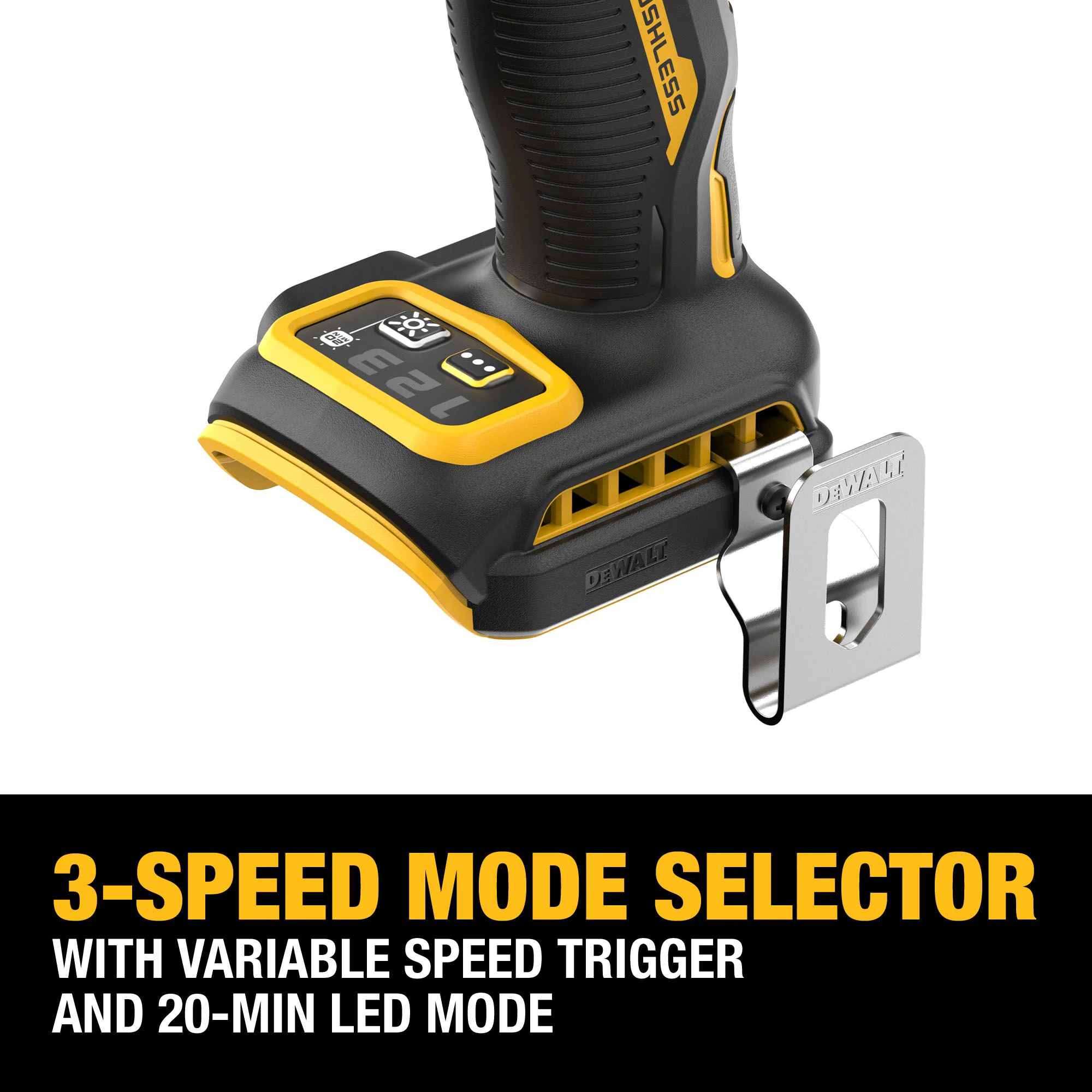 DEWALT XR 20-volt Max 1/4-in Brushless Cordless Impact Driver (Battery and Charger Included with Soft Bag) DEWALT XR 20-volt Max 1/4-in Brushless Cordless Impact Driver (Battery and Charger Included with Soft Bag) - Image 12