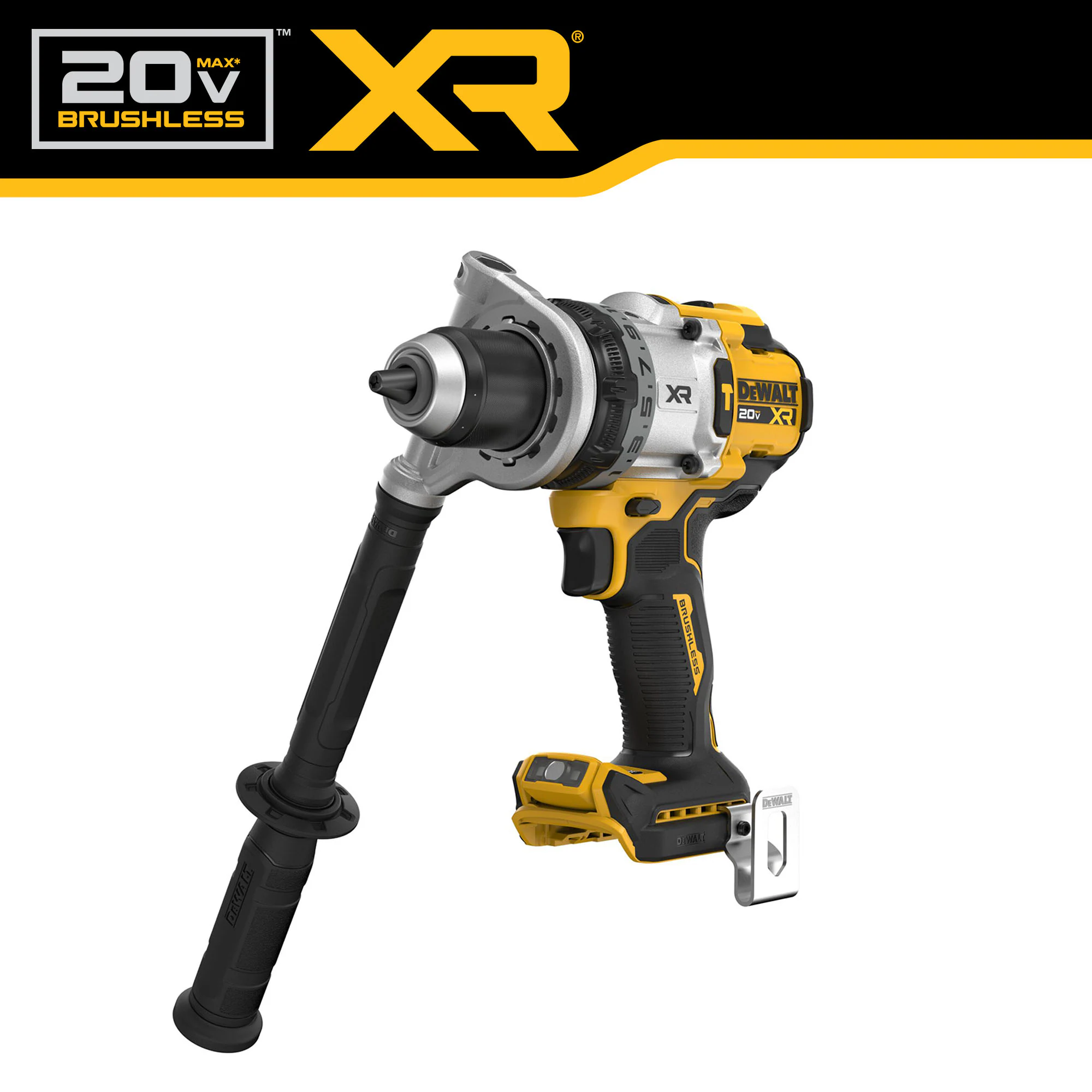 DEWALT XR 1/2-in 20-volt Max Variable Brushless Cordless Hammer Drill (Charger Not Included) DEWALT XR 1/2-in 20-volt Max Variable Brushless Cordless Hammer Drill (Charger Not Included) - Image 20