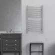 Amba Products Polished Stainless Hardwired Wall Mount Towel Warmer 24.5-in x 5.75-in x 41-in