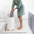 Zadro White Plug-in Freestanding Towel Warmer 12-in x 21.25-in