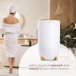 Zadro White Plug-in Freestanding Towel Warmer 12-in x 21.25-in