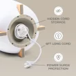 Zadro White Plug-in Freestanding Towel Warmer 12-in x 21.25-in