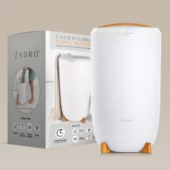 Zadro White Plug-in Freestanding Towel Warmer 12-in x 21.25-in