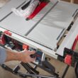 Bosch 10-in 15-Amp 12-Volt Corded Portable Jobsite Table Saw with Foldable Rolling Stand