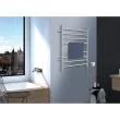 Kingston Brass Brushed Nickel Hardwired Wall Mount Towel Warmer 3.81-in x 22.75-in x 30.44-in