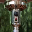 Master Forge 48000-BTU Stainless Steel Stainless Steel Floorstanding Liquid Propane Patio Heater