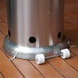 Master Forge 48000-BTU Stainless Steel Stainless Steel Floorstanding Liquid Propane Patio Heater
