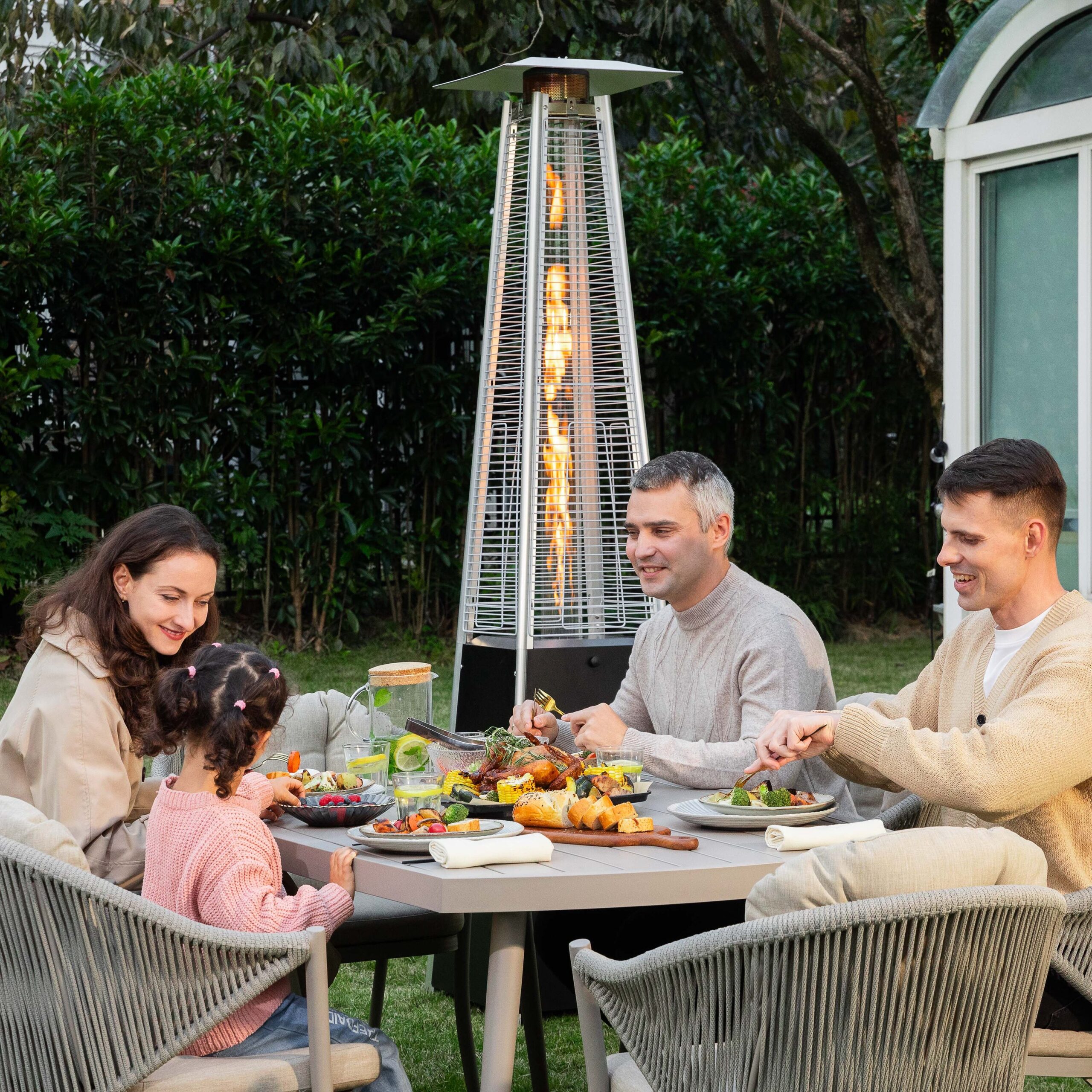 Nuu Garden 48000-BTU Black Steel Floorstanding Liquid Propane Patio Heater Nuu Garden 48000-BTU Black Steel Floorstanding Liquid Propane Patio Heater - Image 16