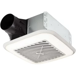 Broan InVent 1.5-Sone 110-CFM White Lighted Bathroom Fan, ENERGY STAR
