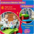 Step2 Unicorn Up & Down Roller Coaster Kids Ride On Toy, Push Car, Indoor/Outdoor Playset, Made of Durable Plastic, Multicolor