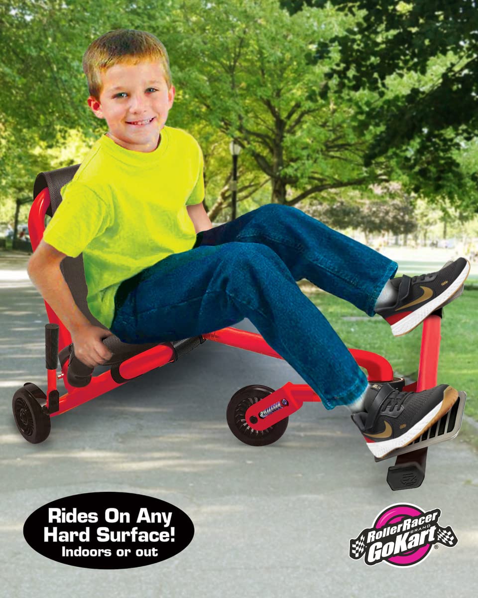 Go Kart, Swing Side-to-Side for Amazing Ride, Powered by Zig-Zag Motion, Rides on Any Hard Surface (Indoors and Outdoors) Go Kart, Swing Side-to-Side for Amazing Ride, Powered by Zig-Zag Motion, Rides on Any Hard Surface (Indoors and Outdoors) - Image 4