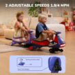 FanttikRide 12V N7 Pro Electric Wiggle Car with Pedal, Rechargeable Battery, 2 in 1 Swing Car, 2 Speed Ride On Toy, Blue FanttikRide 12V N7 Pro Electric Wiggle Car with Pedal, Rechargeable Battery, 2 in 1 Swing Car, 2 Speed Ride On Toy, Blue