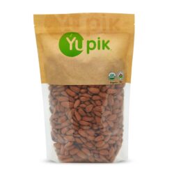 Yupik Organic Raw European Almonds, 2.2 lb, Non-Gmo, Vegan, Gluten-Free, Low In Carb, Pack of 1