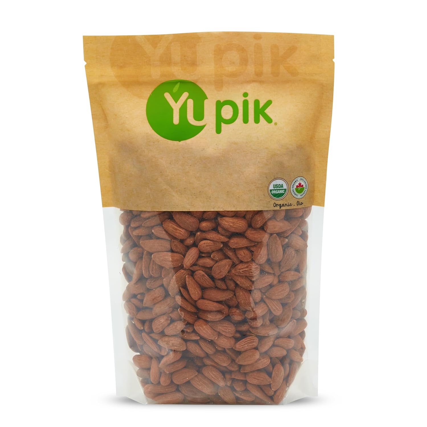 Yupik Organic Raw European Almonds, 2.2 lb, Non-Gmo, Vegan, Gluten-Free, Low In Carb, Pack of 1 Yupik Organic Raw European Almonds, 2.2 lb, Non-Gmo, Vegan, Gluten-Free, Low In Carb, Pack of 1