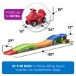 Step2 Up & Down Roller Coaster Kids Ride On Toy, Push Car, Indoor/Outdoor Playset, Multicolor