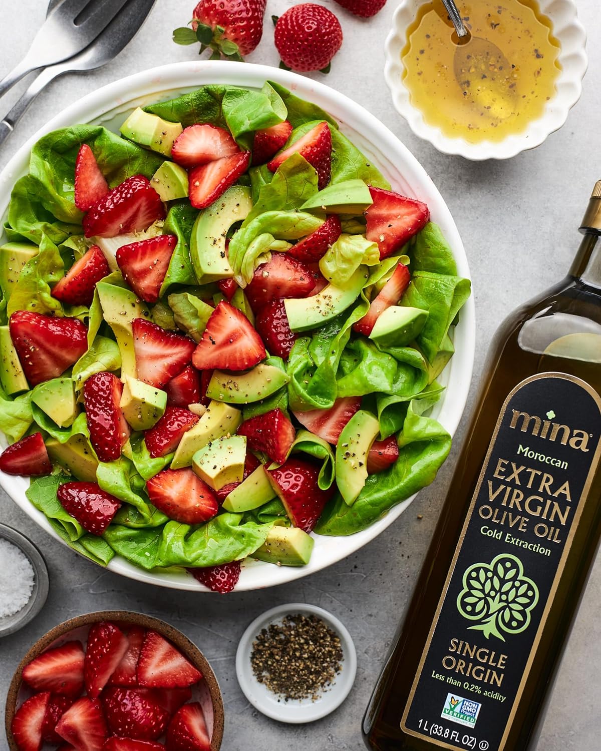 Mina Olive Oil Extra Virgin 68 Fl Oz, New Harvest, Polyphenol Rich Olive Oil for Cooking, Moroccan Extra Virgin Olive Oil, 2 L Mina Olive Oil Extra Virgin 68 Fl Oz, New Harvest, Polyphenol Rich Olive Oil for Cooking, Moroccan Extra Virgin Olive Oil, 2 L - Image 4