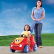 Step2 Push Around Buggy Kids Push Car, Ride On Toy, Stroller Substitute, Includes Seat Belt & Horn, Made of Durable Plastic, Red