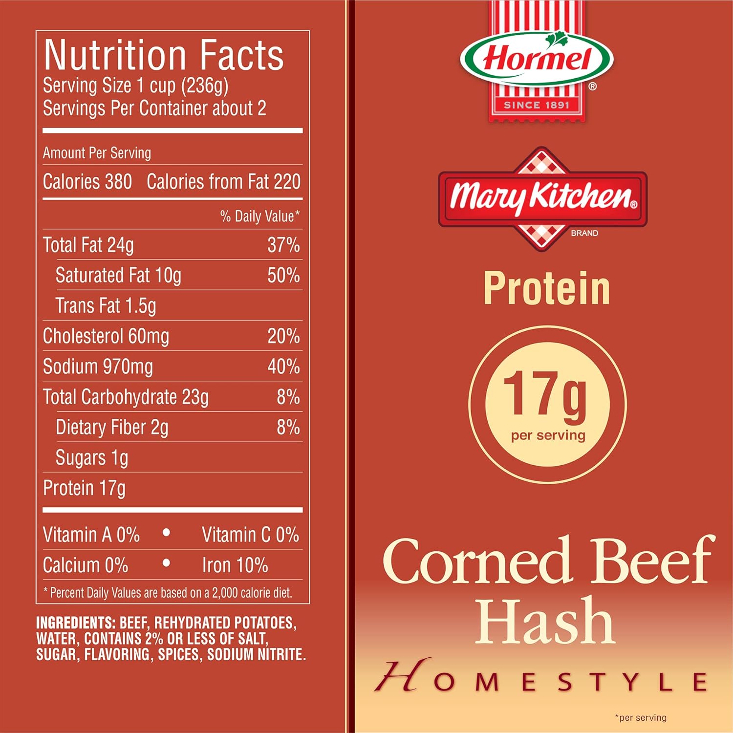 Mary Kitchen Hash Corned Beef Hash 14 oz (8 Pack) Mary Kitchen Hash Corned Beef Hash 14 oz (8 Pack) - Image 5