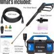 Westinghouse ePX3100v Electric Pressure Washer, 2100 Max PSI 1.76 Max GPM