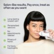 Braun IPL Pro 7 IPL Hair Removal with Venus Razor for Men & Women - White/Gold
