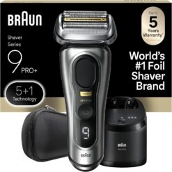Braun Series 9 PRO+ Electric Shaver with 6 in 1 SmartCare Center - Silver