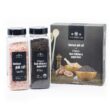 The Spice Lab Pink Himalayan Salt Coarse 2.2 Pound Tub & USDA Organic Tellicherry Peppercorns 18oz Tub