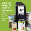 Hamilton Beach Smooth Touch Electric Automatic Can Opener Easy Push Down Lever, For All Standard-Size and Pop-Top, Black