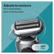 Braun Series 7 Wet/Dry Electric Shaver with Smart Center - Grey