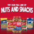 Fisher Snack Deluxe Mixed Nuts, 24 Ounces, Cashews, Almonds, Pecans, Brazil Nuts