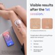 Braun IPL Pro 7 IPL Hair Removal with Venus Razor for Men & Women - White/Gold