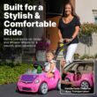 Step2 Whisper Ride II Ride On Push Toy Car, Pink – Ride On Car with Included Seat Belt, Easy Storage and Transport Step2 Whisper Ride II Ride On Push Toy Car, Pink – Ride On Car with Included Seat Belt, Easy Storage and Transport