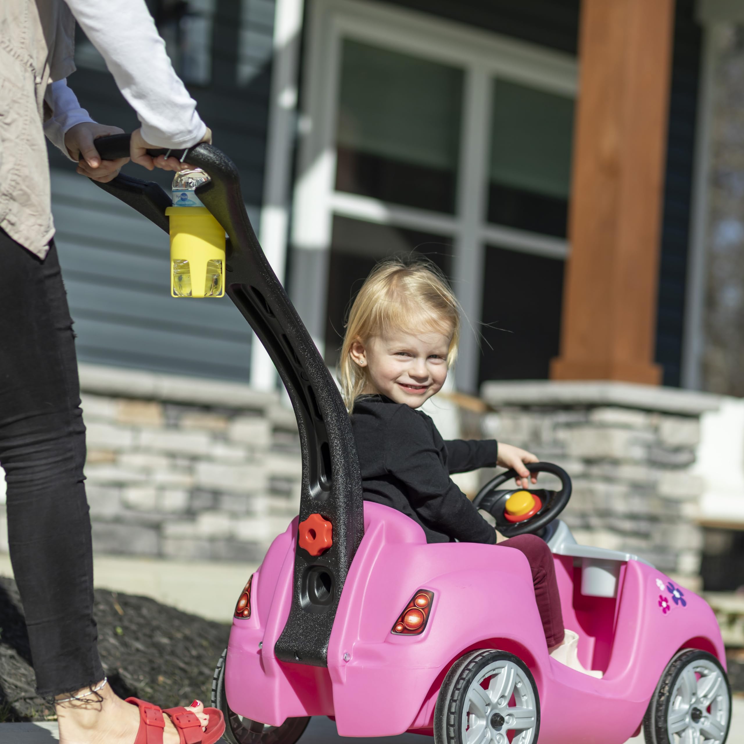 Step2 Whisper Ride II Ride On Push Toy Car, Pink – Ride On Car with Included Seat Belt, Easy Storage and Transport Step2 Whisper Ride II Ride On Push Toy Car, Pink – Ride On Car with Included Seat Belt, Easy Storage and Transport - Image 6
