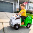 Kid Trax Real Rigs Toddler Recycling Truck Interactive Ride On Toy, Kids Ages 1.5-4 Years, 6 Volt Battery and Charger, Green Kid Trax Real Rigs Toddler Recycling Truck Interactive Ride On Toy, Kids Ages 1.5-4 Years, 6 Volt Battery and Charger, Green