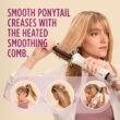 Shark HT202 SmoothStyle Heated Comb + Blow Dryer Brush, Dual Mode, for All Hair Types, Silk