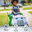 Kid Trax Real Rigs Toddler Recycling Truck Interactive Ride On Toy, Kids Ages 1.5-4 Years, 6 Volt Battery and Charger, Green Kid Trax Real Rigs Toddler Recycling Truck Interactive Ride On Toy, Kids Ages 1.5-4 Years, 6 Volt Battery and Charger, Green